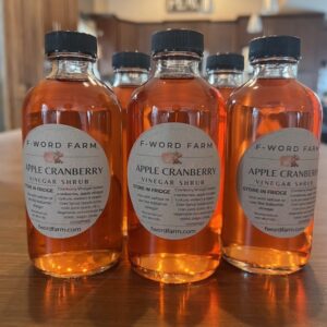 Apple Cranberry Shrub